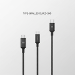Mi TYPE-C BRAIDED CABLE (1M) - Black