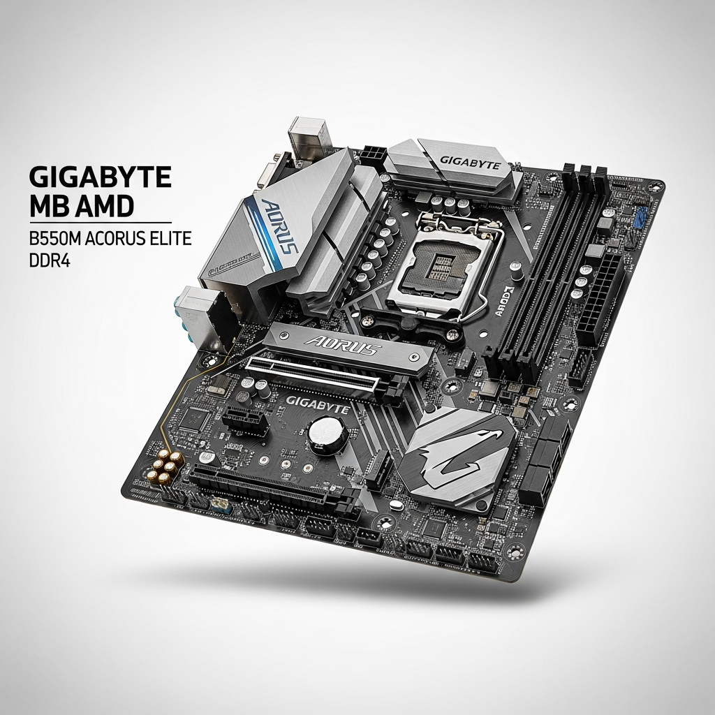 GIGABYTE MB AMD B550M AORUS ELITE DDR4 - Image 1