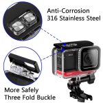 Telesin WaterProof Housing for Insta360 ONE R - Image 2