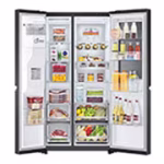 LG Side-by-Side InstaView™, Black fridge - Image 16