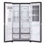 LG Side-by-Side InstaView™, Black fridge - Image 8