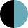 Black-Teal